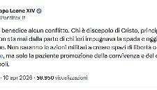 Il ruggito di Leone XIV ferma l'apocalisse: "Chi sta con Cristo non lancia bombe"