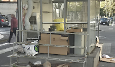 L'ex chiosco dei fiori in Corso Italia