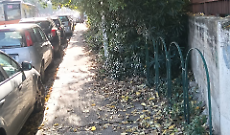 Il marciapiede da bonificare