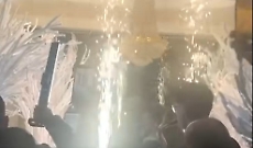 Nozze di fuoco ad Ariano Irpino: scintille dalla torta innescano un rogo nell'hotel, sposo ustionato