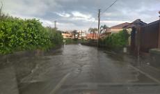 Via San Pietro Clarenza allagata