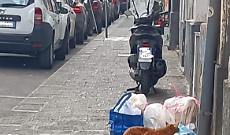 Catania: rifiuti in via Garibaldi