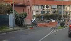 Via San Paolo interrotta