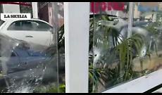 Spari con mitragliatrice contro una rimessa d'auto a Palermo (Video)