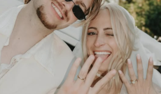 Lorella Cuccarini commossa per il s&igrave; del figlio Giorgio con Mariasole Galanti: "Che fantastica storia &egrave; la vita..." (Tutte le foto)