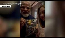 L' hastag &laquo;melody&raquo; torna virale: il primo ministro Modi dona a Meloni un pacchetto di toffee