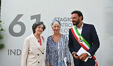 Helen Mirren al Teatro greco di Siracusa per il debutto de "I Persiani"