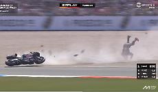 Brividi ad Assen: il video dello spaventoso volo di Bezzecchi a 190 km/h