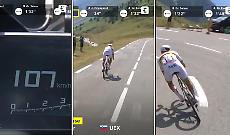 A 107 km/h gi&ugrave; dal Tourmalet: il video della picchiata da brividi di Tadej Pogacar
