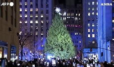 Tre, due, uno e al Rockefeller Center di New York  si accende l'albero di Natale più famoso del mondo