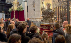 A Catania, l&rsquo;emozione degli studenti al cospetto di Agata