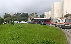 ingresso ospedale san marco, traffico in tilt