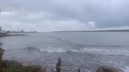 Non &egrave; Loch Ness ma &egrave; il tubo di scarico della salamoia del dissalatore finito dentro il porto di Porto Empedocle