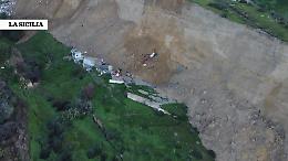 La frana in movimento di Niscemi nell'ultimo video dal drone: il lavoro silenzioso dietro le immagini della citt&agrave; ferita