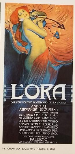 La Sicilia nei manifesti di "arte pubblicitaria" dei primi del Novecento