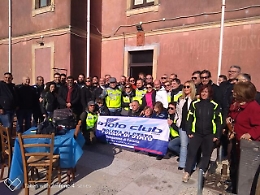 Acireale, S. M. la Scala:  benedetti 50 motociclisti del Motoclub PS