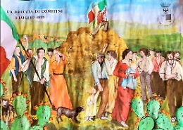 Comitini, un monumento in ceramica per ricordare il Risorgimento