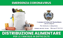 Coronavirus: a Palma di Montechiaro il sindaco viene incontro alle famiglie povere