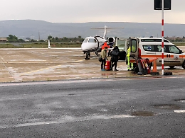 Espianto multi organo e l'aeroporto di Comiso apre eccezionalmente