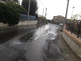 Giarre:  fuoriuscita di liquami in via Settembrini a pochi mesi dall'intervento