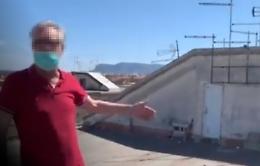 Palermo, il pensionato della grigliata sui tetti ora ha un agente per le interviste