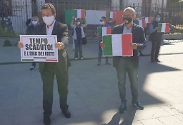 Anche a Palermo il centrodestra in piazza contro il governo Conte