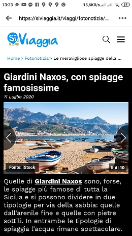Giardini Naxos (ME): le spiagge famosissime per i rifiuti