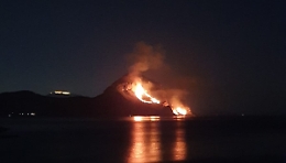 La Riserva di Monte Cofano divorata dalla fiamme: scempio ambientale