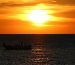 Isolotto di Isola delle Femmine al Tramonto