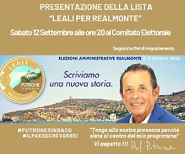 Elezioni Realmonte, si presenta stasera la lista Leali