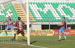 Serie C, uno schema su punizione regala al Catania la prima vittoria stagionale