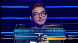 Giovane licatese protagonista alla trasmissione "Chi vuol essere milionario"