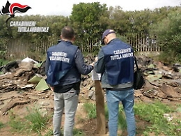 Motta Sant'Anastasia, sequestrata discarica abusiva in contrada Tiritì