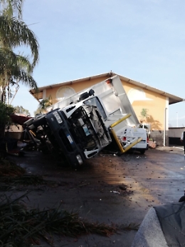 Catania: le immagini dei danni causati dalla tromba d'aria