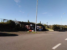 Catania: sacchi di rifiuti nel parco Alan Turing