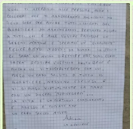 Zen (Pa): direttrice PT lascia un biglietto per salutare il quartiere