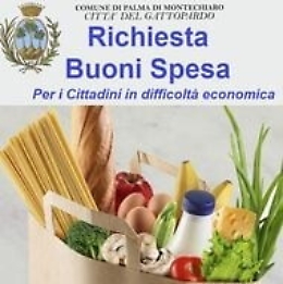 Palma di Montechiaro, in distribuzione i buoni spesa alle famiglie meno abbienti