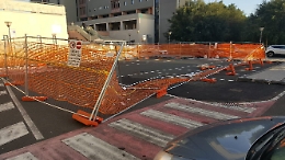 Catania Policlinico:  area  di parcheggio inagibile