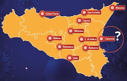 Catania verso la zona rossa, ma sugli ospedali la pressione è ancora gestibile