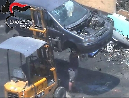 A Palermo traffico di rifiuti, inquinamento e riciclaggio di auto rubate: 38 indagati