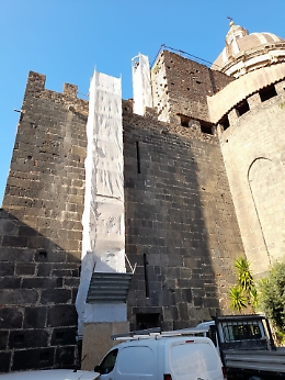 Catania, lavori di ripristino del tetto della Basilica Cattedrale di S. Agata