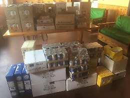 Catania: l'AIRA distribuisce 2300 Kg. di derrate alimentari alle persone bisognose
