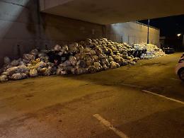 Una discarica a cielo aperto all'ospedale "San Giovanni di Dio" di Agrigento