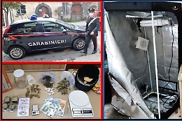 Marijuana nascosta nel forno a pietra in una villetta dell' Acese: un arresto