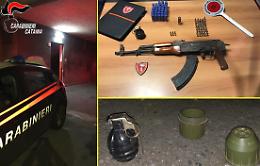 Catania, sequestrate a Monte Po armi da guerra a disposizione dei clan