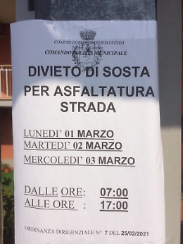 Piano Tavola: "Quando sarà asfaltata via Sorrentino?"