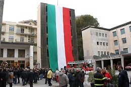 Catania, funerali Vigili del fuoco