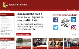 Regione Siciliana è la più social: il suo portale web al secondo posto in Italia