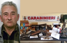 In casa aveva una “santabarbara” fai-da-te: arrestato 59enne di Giarre