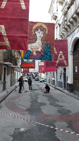 "Le vie di Agata", a Catania  mostra open air in via Santa Barbara